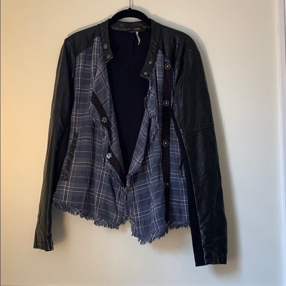 Free people leather jacket - Picture 1 of 3